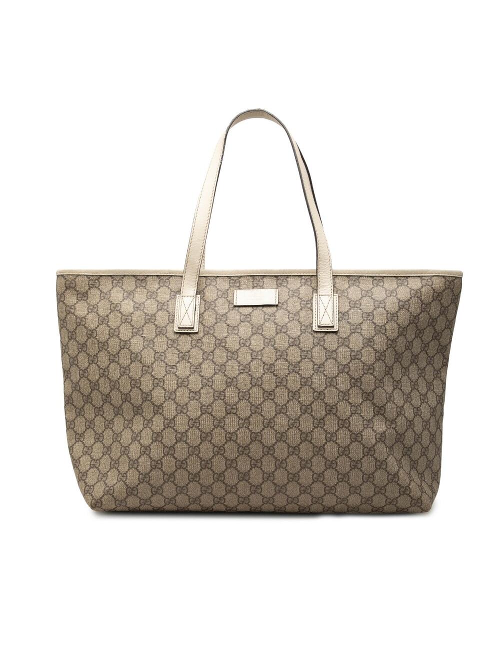 Gucci Large Gg Supreme Tote Pre-Loved #362192G64B